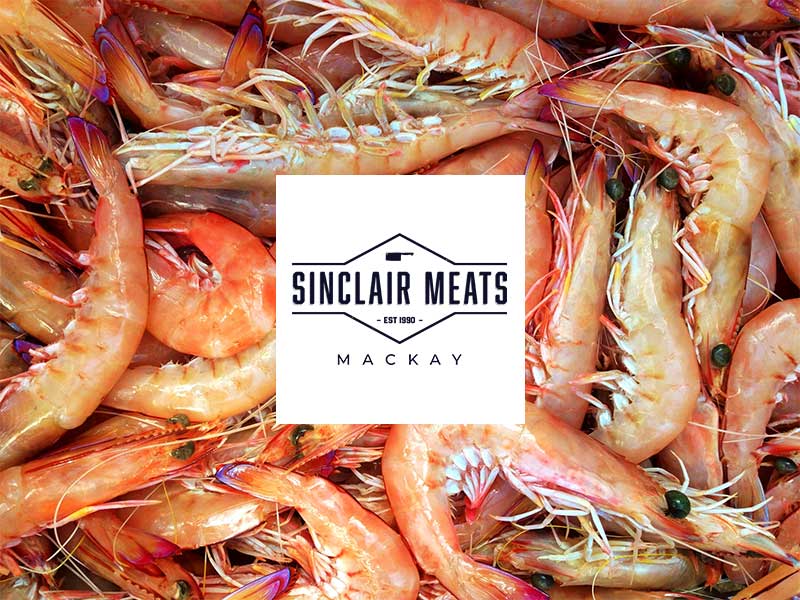 Fresh prawns from FISHI now available at Sinclair Meats Mackay