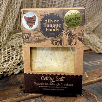 Organic Sourdough Crackers - Celery Salt