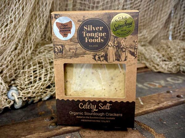 Organic Sourdough Crackers - Celery Salt
