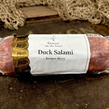 Duck Salami with Juniper Berry