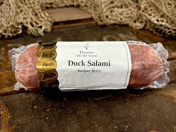 Duck Salami with Juniper Berry