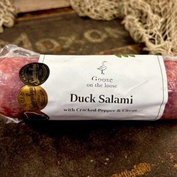 Duck Salami with Cracked Pepper & Citrus