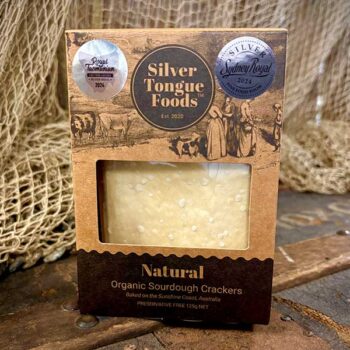 Organic Sourdough Crackers - Natural