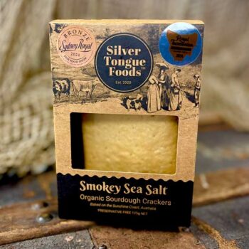 Organic Sourdough Crackers - Smokey Sea Salt